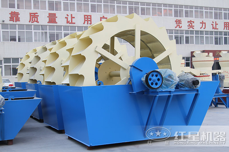 轮斗式洗砂机款型多样，单轮、双轮、三轮这都有