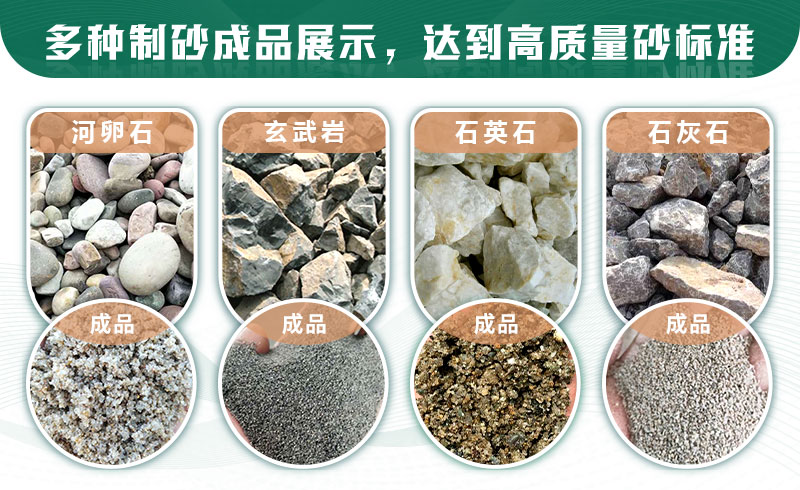 什么样的石头适合制砂？制沙生产线如何配置？