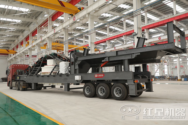 移动式?建筑废料制砂机图片